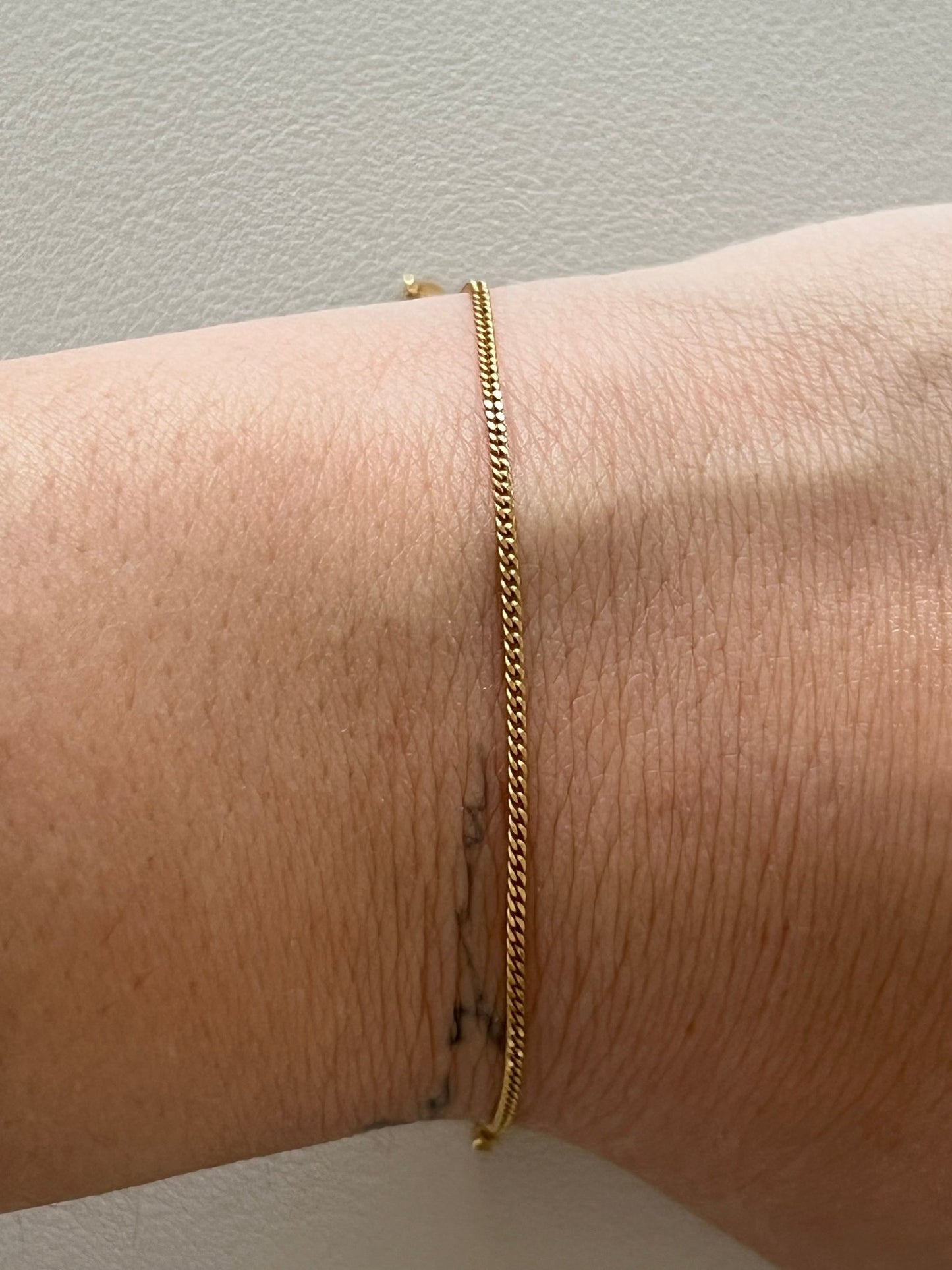 10k curb chain bracelet - gldn grl