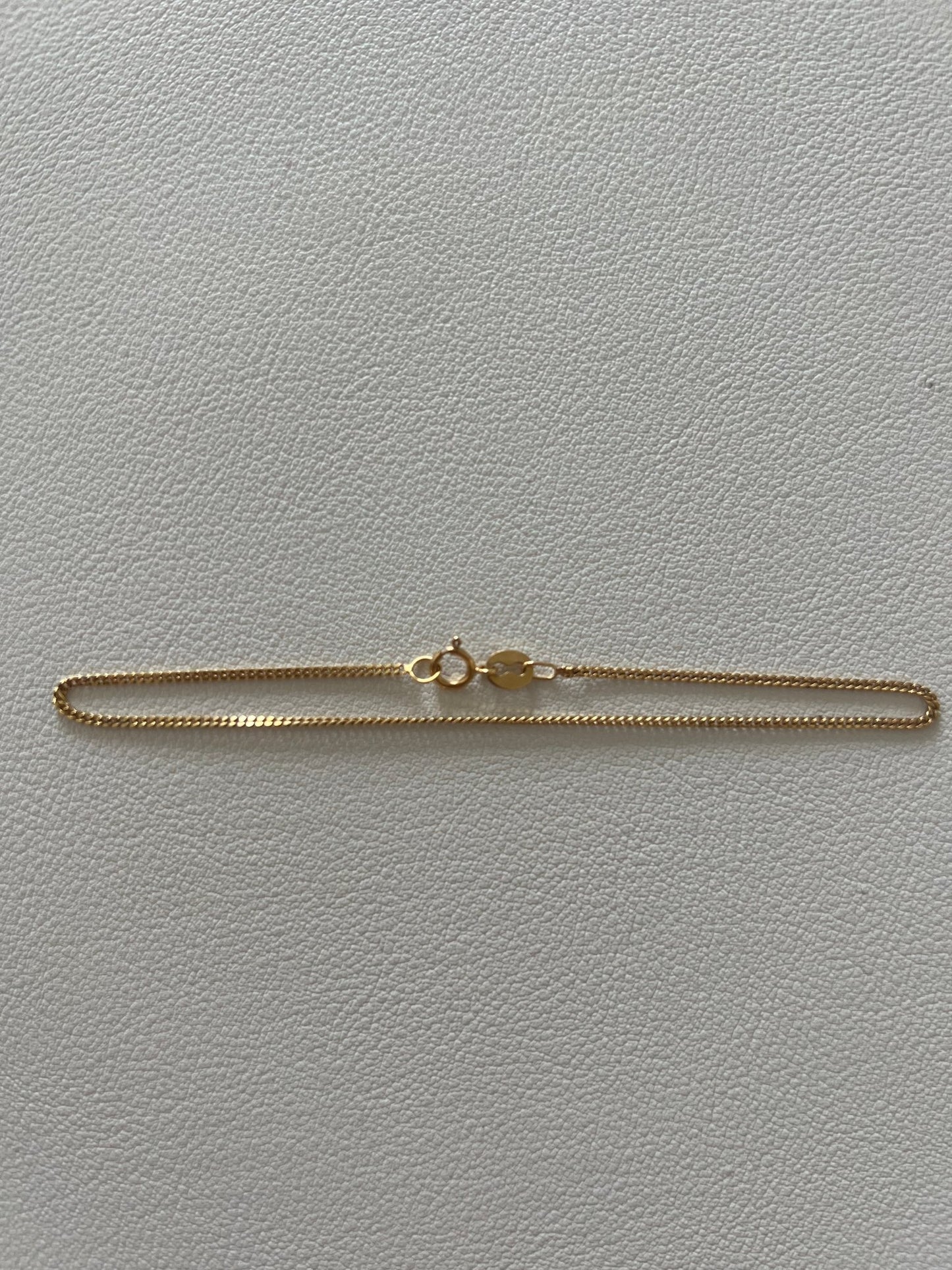 10k curb chain bracelet - gldn grl