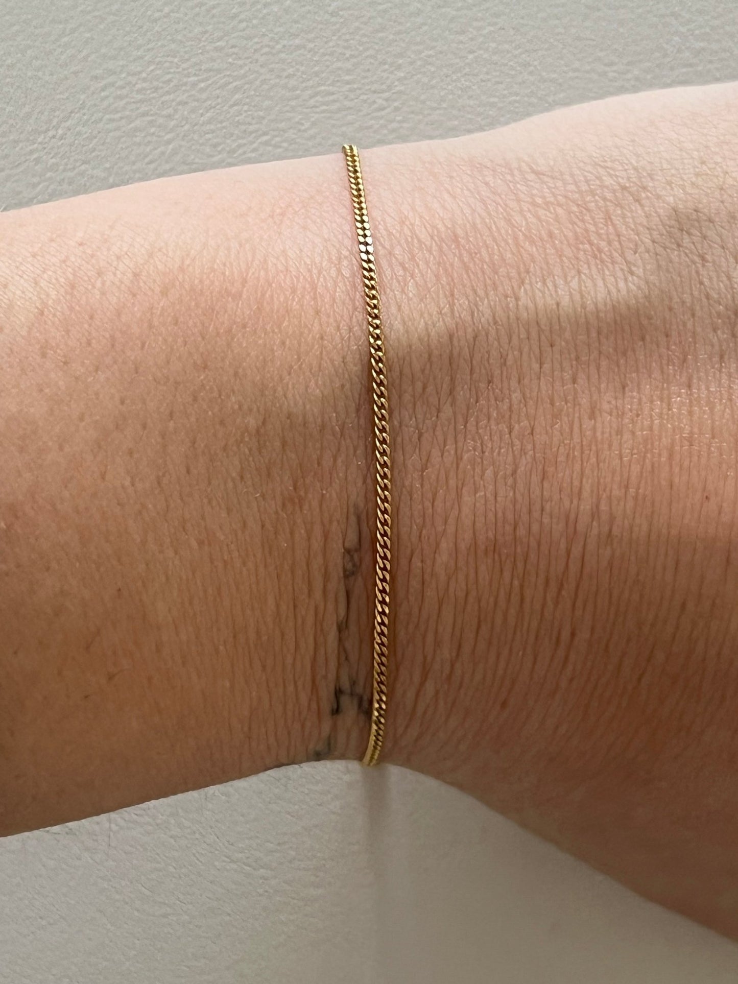 10k curb chain bracelet - gldn grl