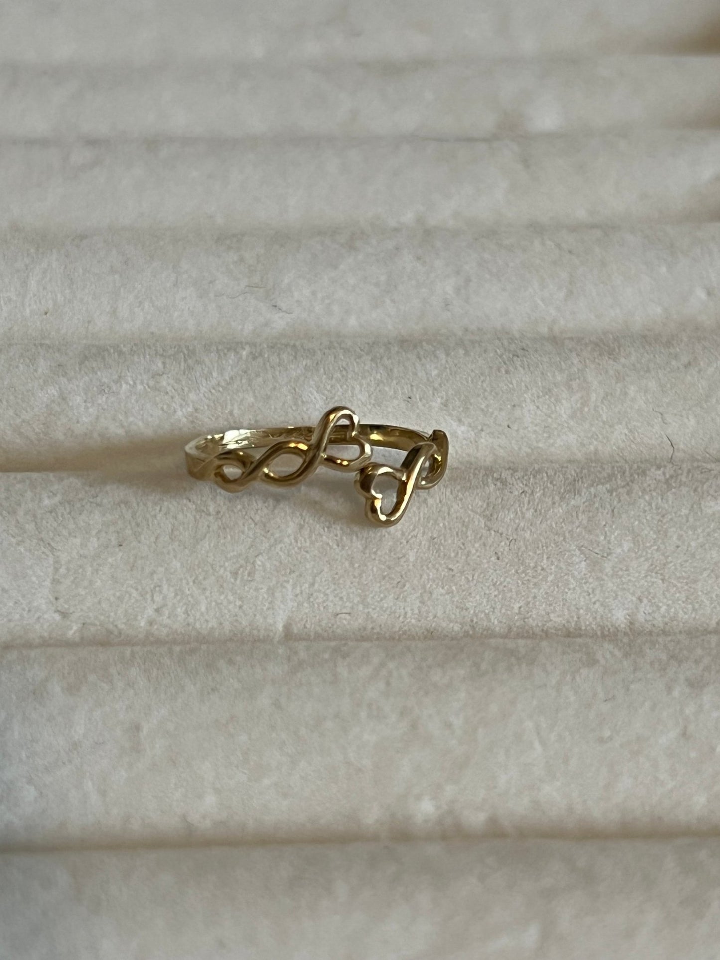 10k open heart ring - gldn grl