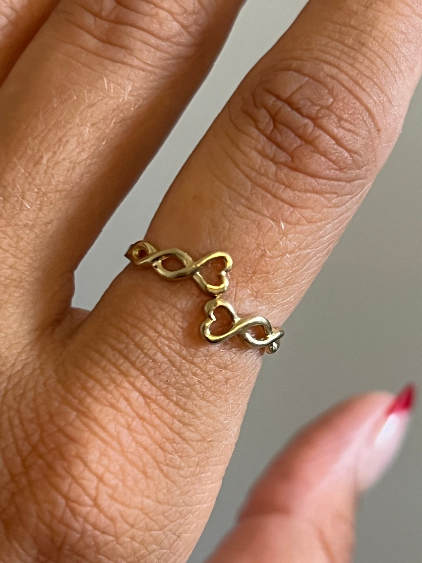 10k open heart ring - gldn grl