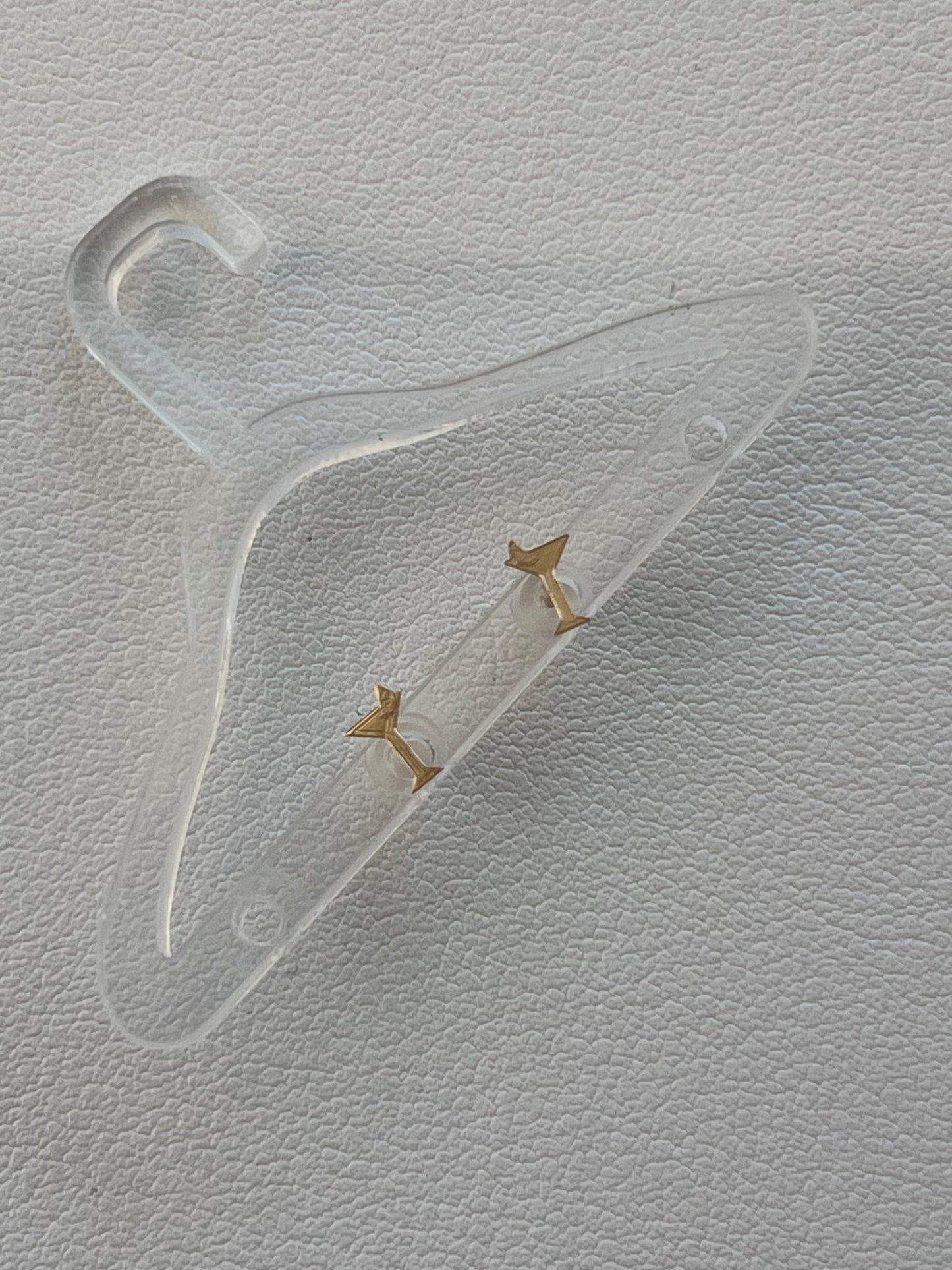 14k martini studs - gldn grl