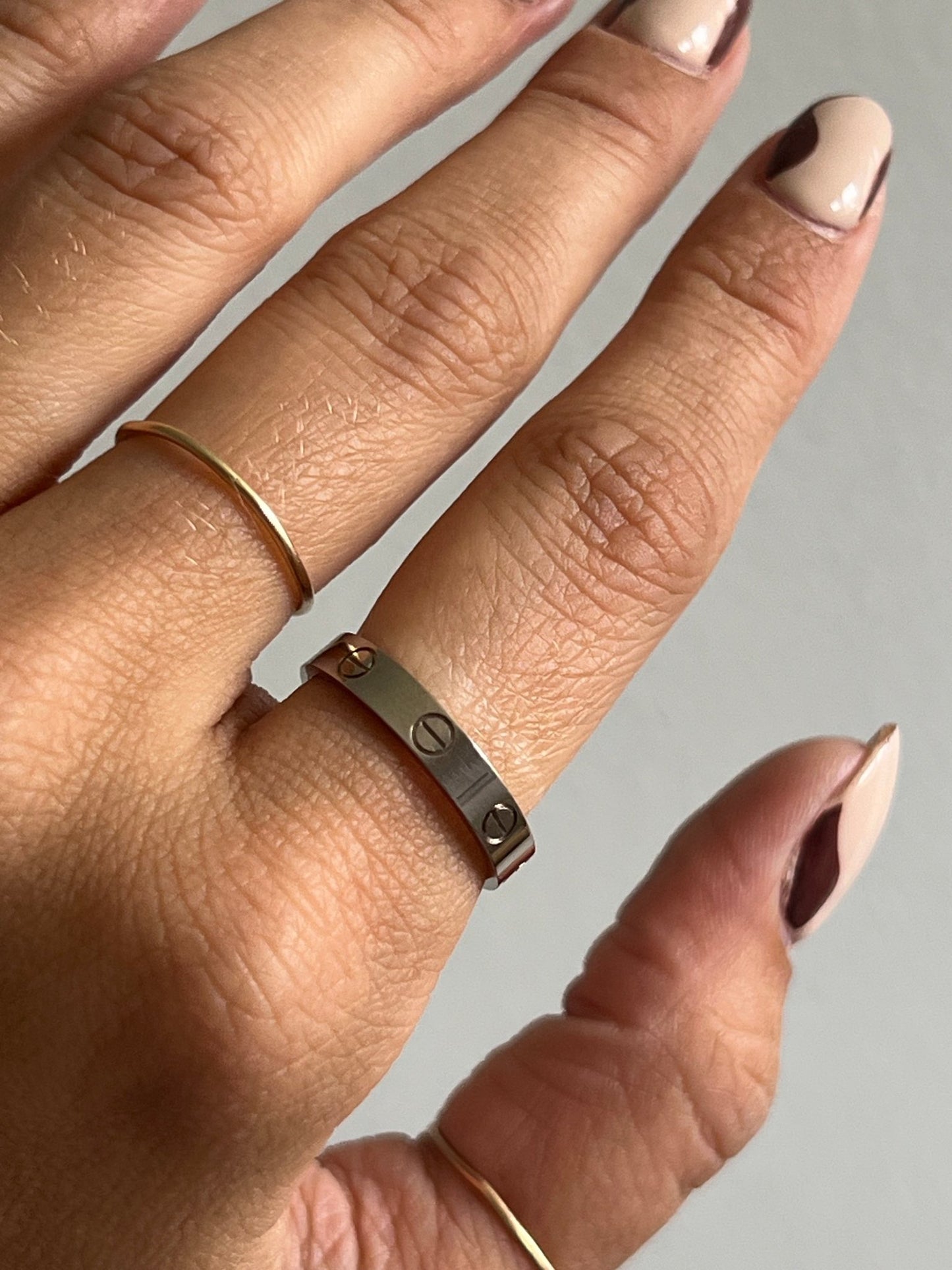 18k Cartier Mini Love Ring - gldn grl