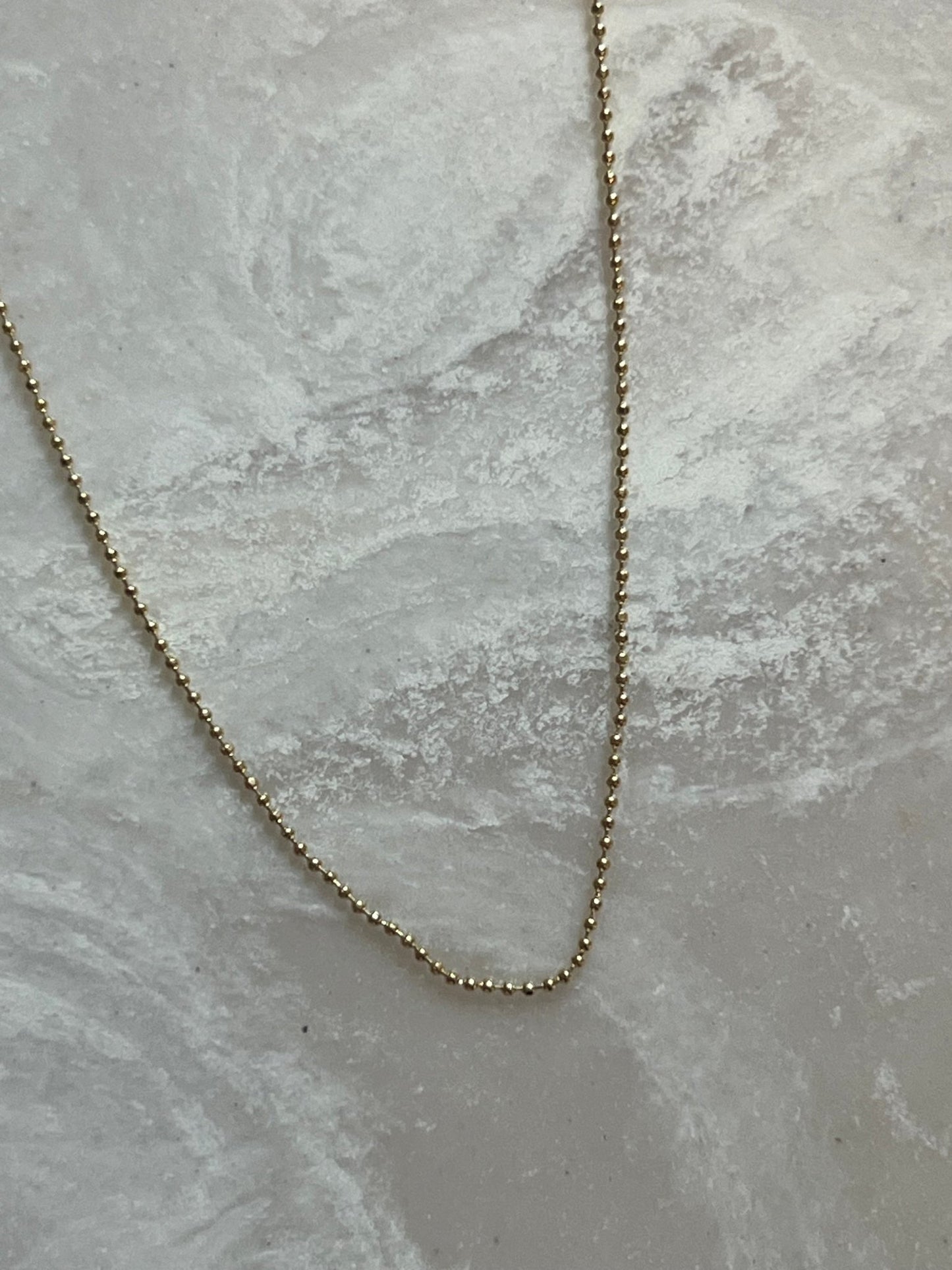 Gold filled ball chain - gldn grl