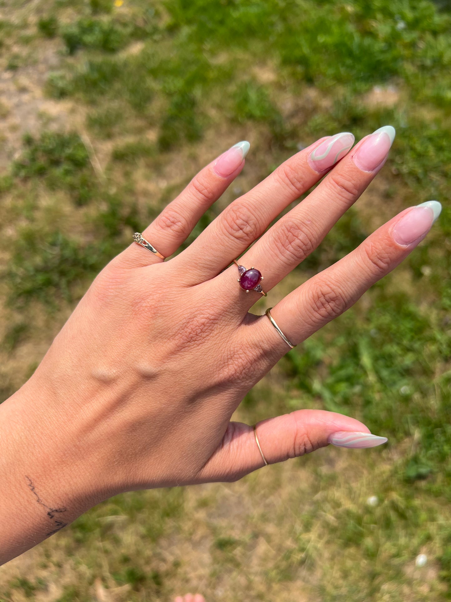 Star ruby ring
