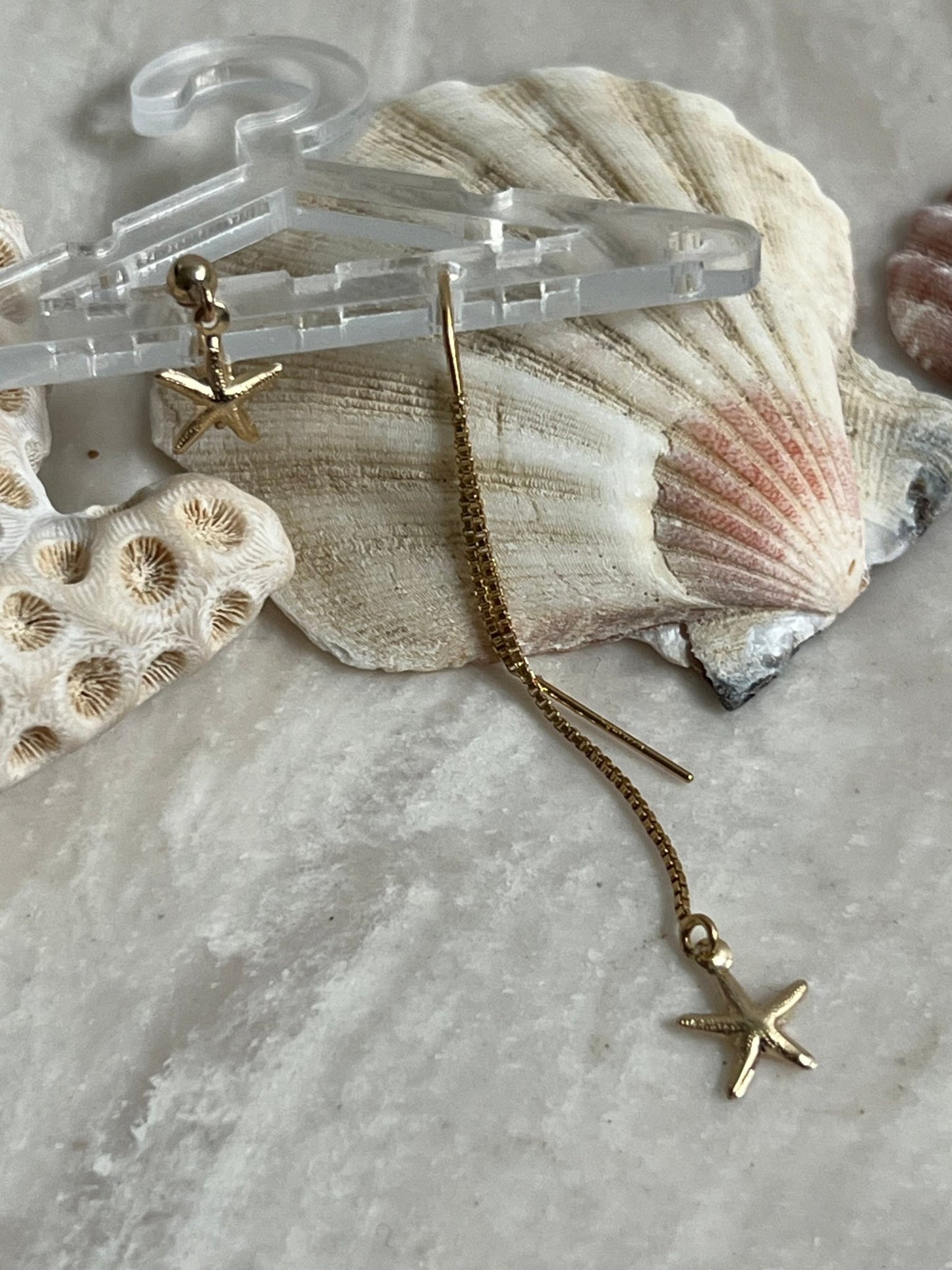 serene stud & threader earring - gldn grl
