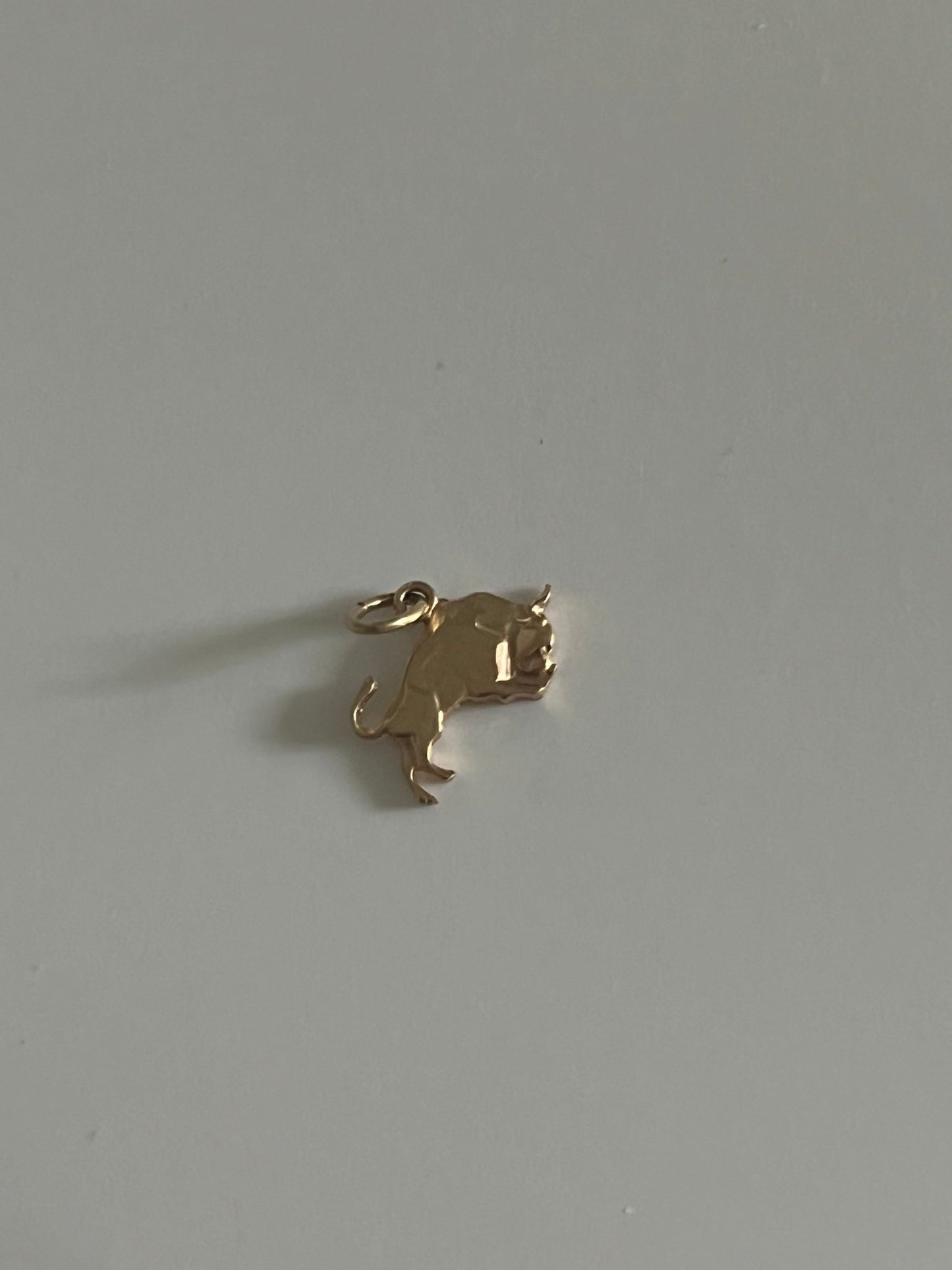 10k bull pendant - gldn grl