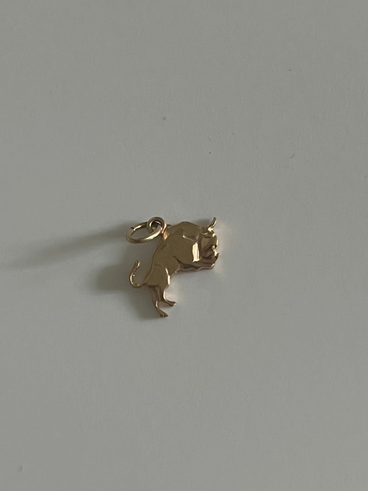 10k bull pendant - gldn grl