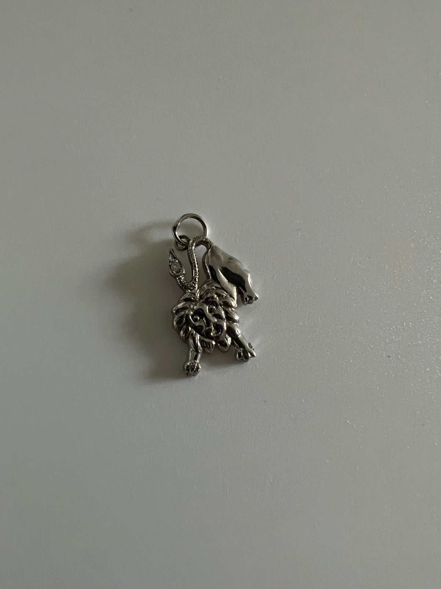 10k lion diamond pendant - gldn grl