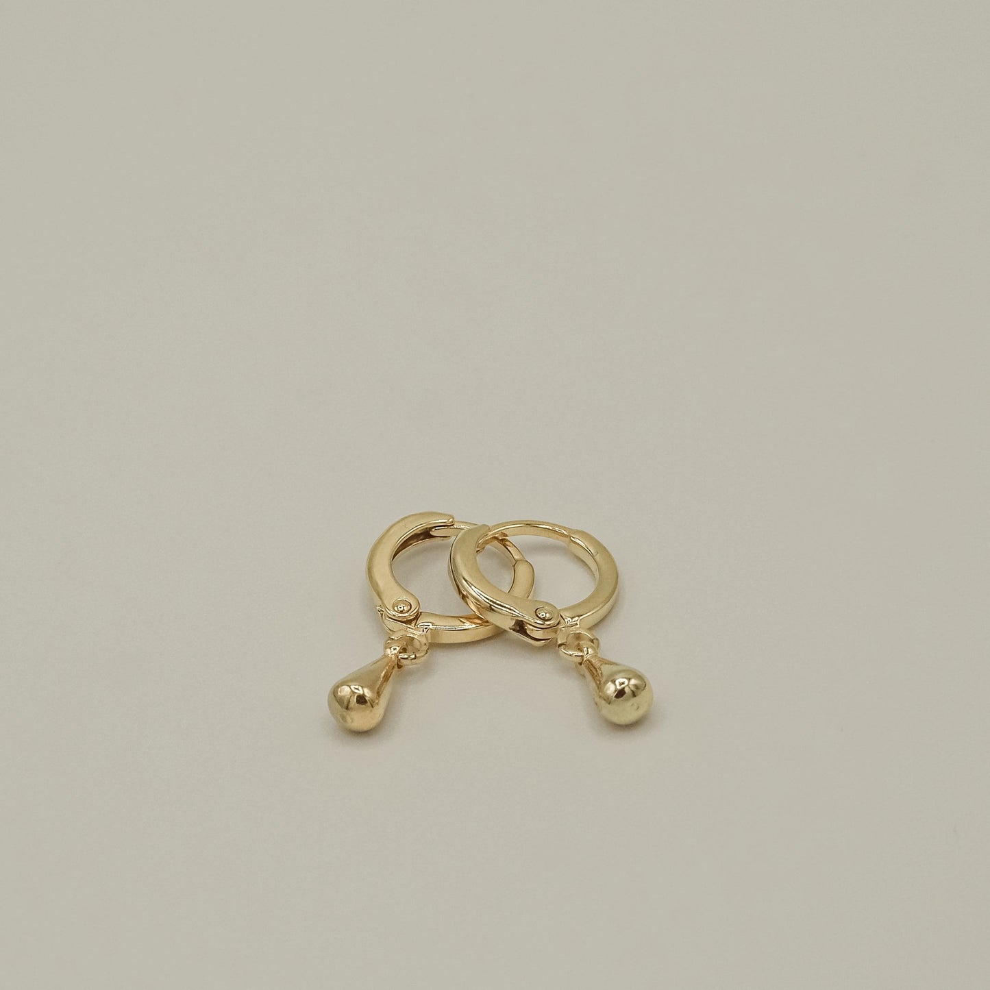 gold courage hoops