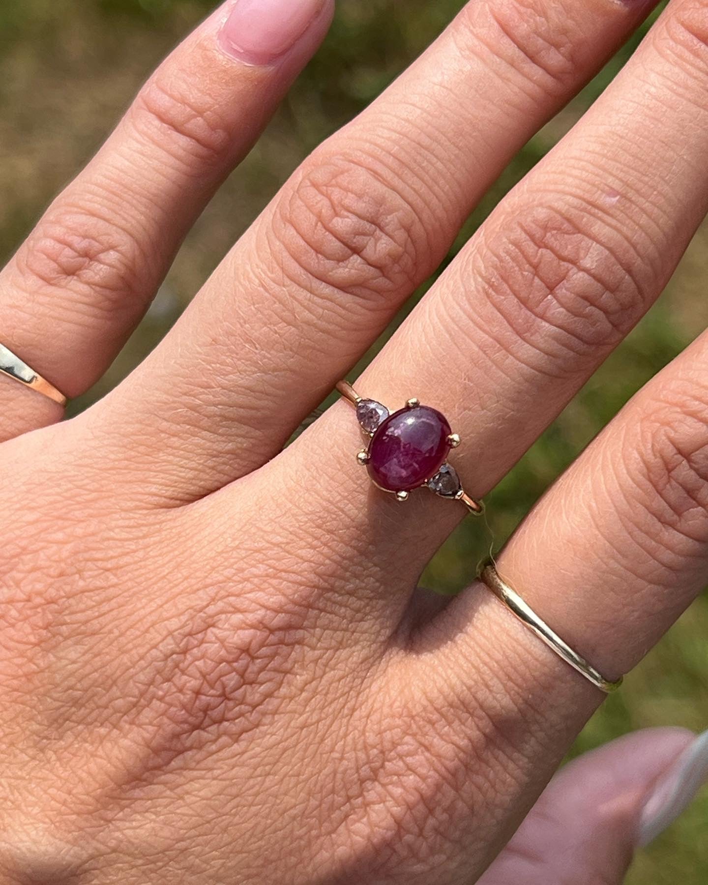 Star ruby ring - gldn grl