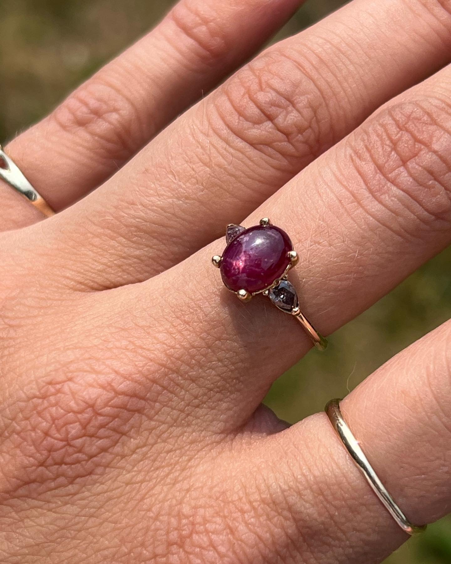 Star ruby ring - gldn grl