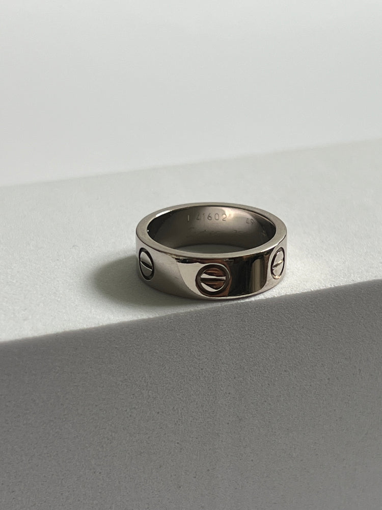 
                  
                    18k white gold Cartier Love Ring
                  
                