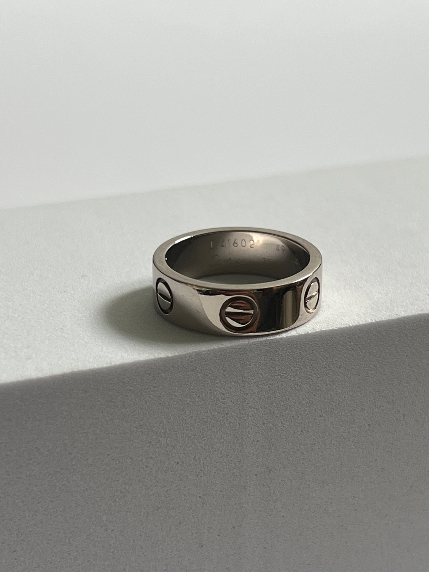 
                  
                    18k white gold Cartier Love Ring
                  
                