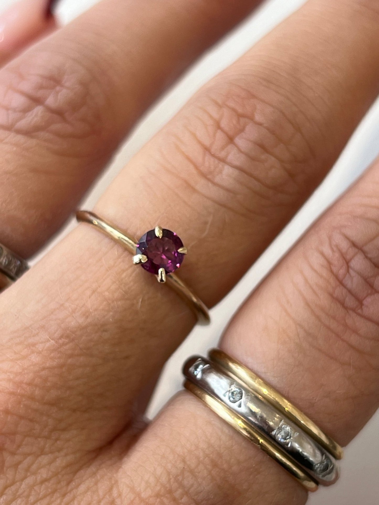 10k garnet ring - gldn grl