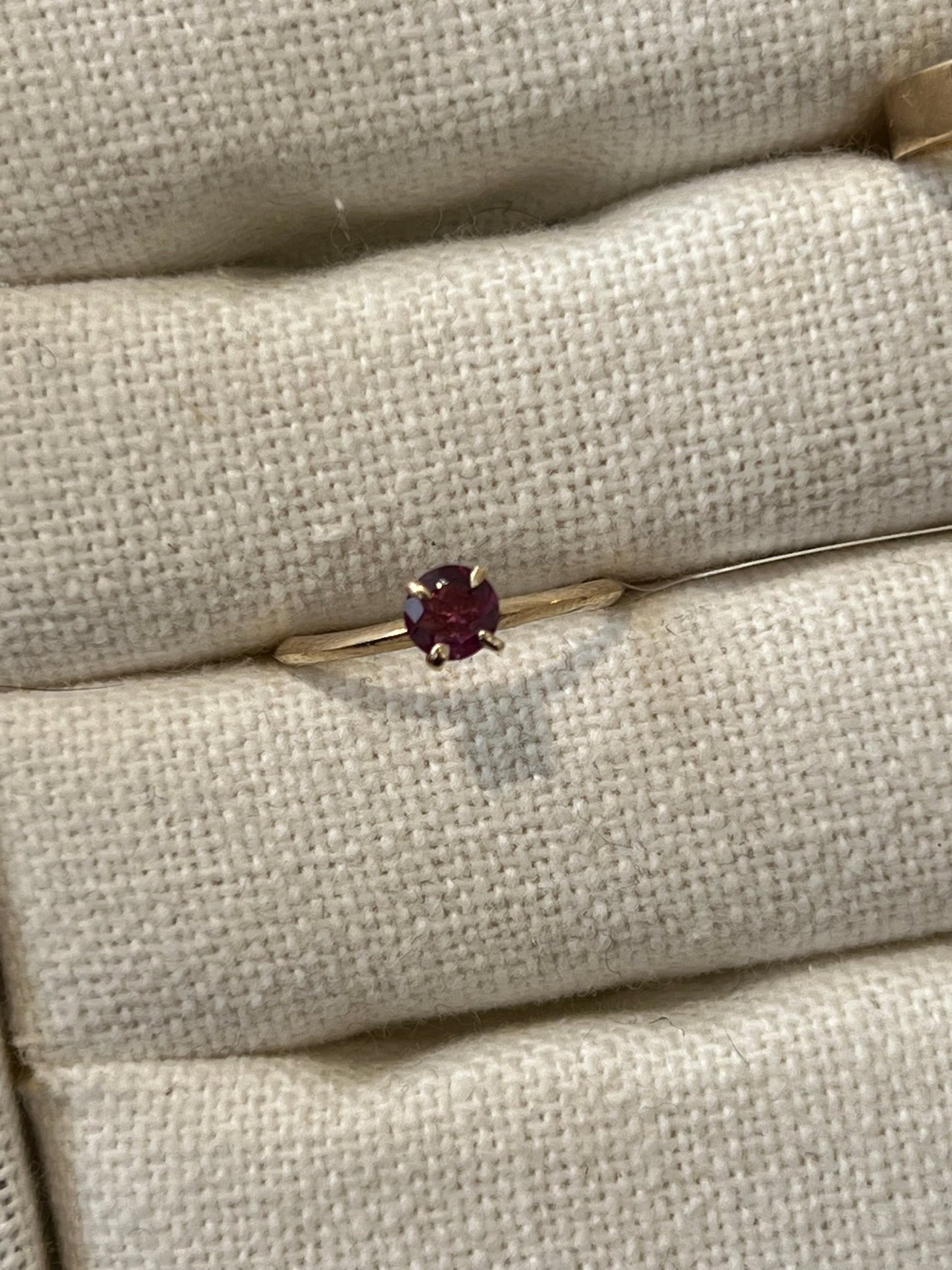 
                  
                    10k garnet ring - gldn grl
                  
                