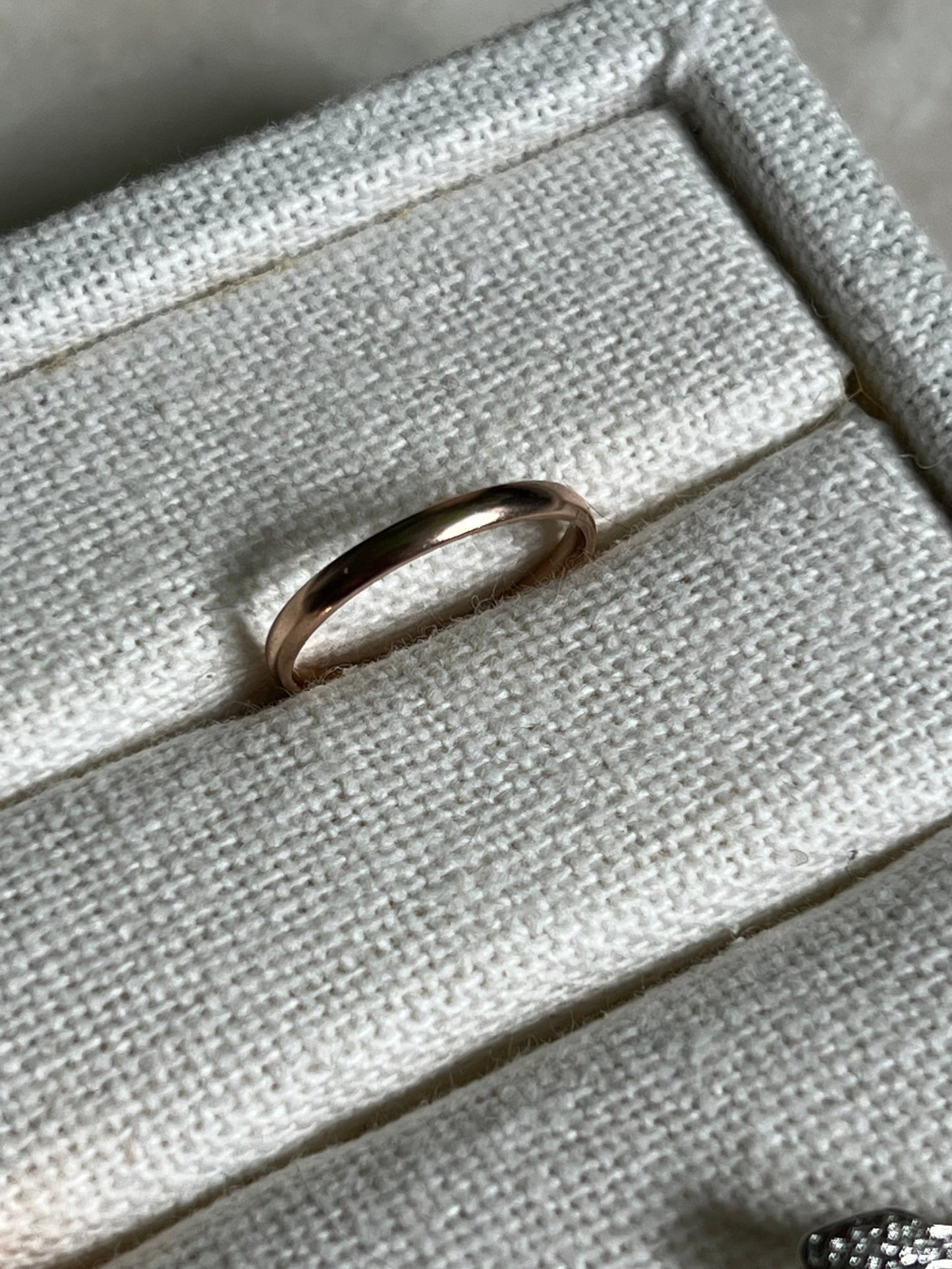 10k rose gold band - gldn grl