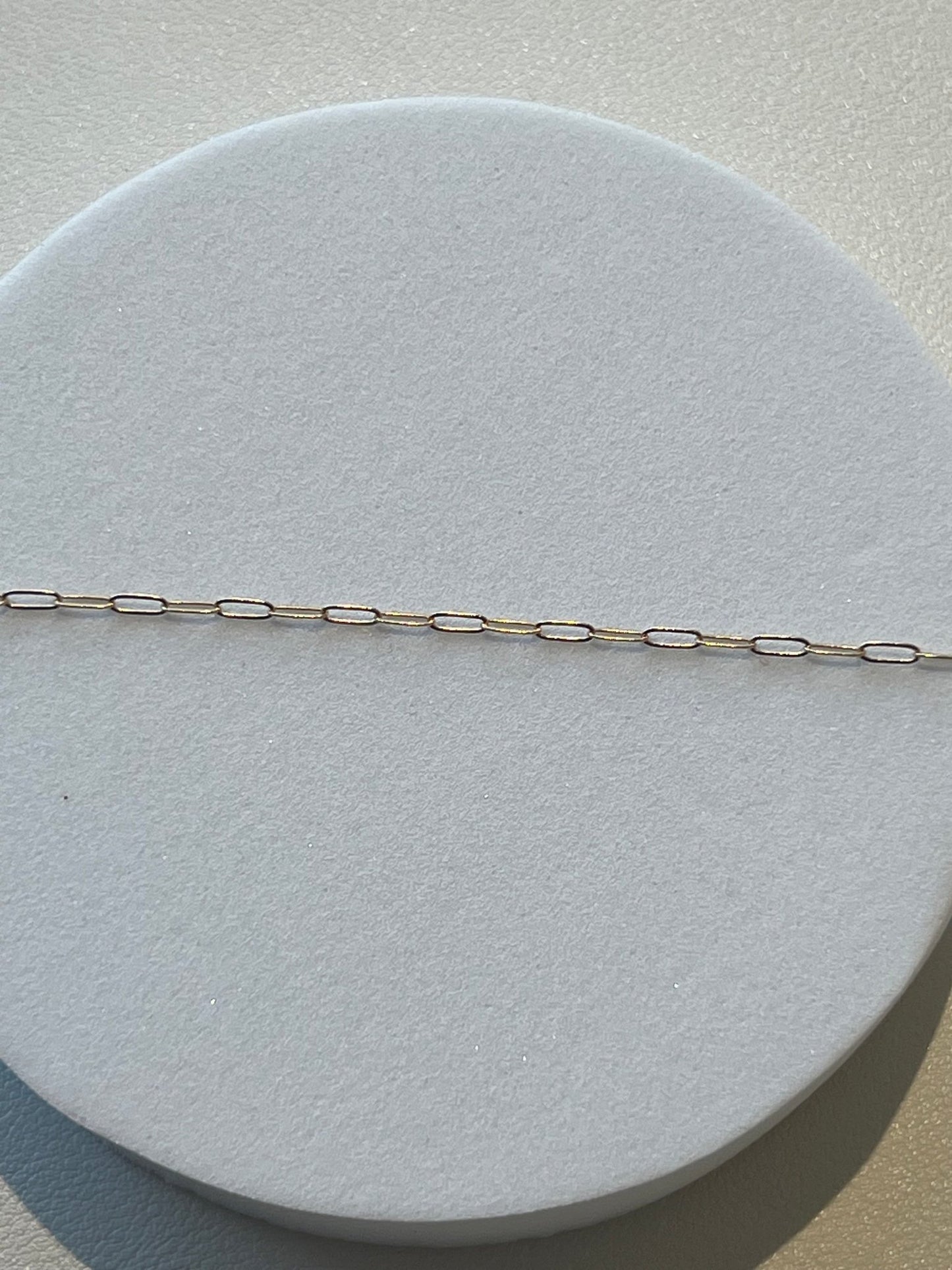 
                  
                    14k dainty paperclip bracelet - gldn grl
                  
                