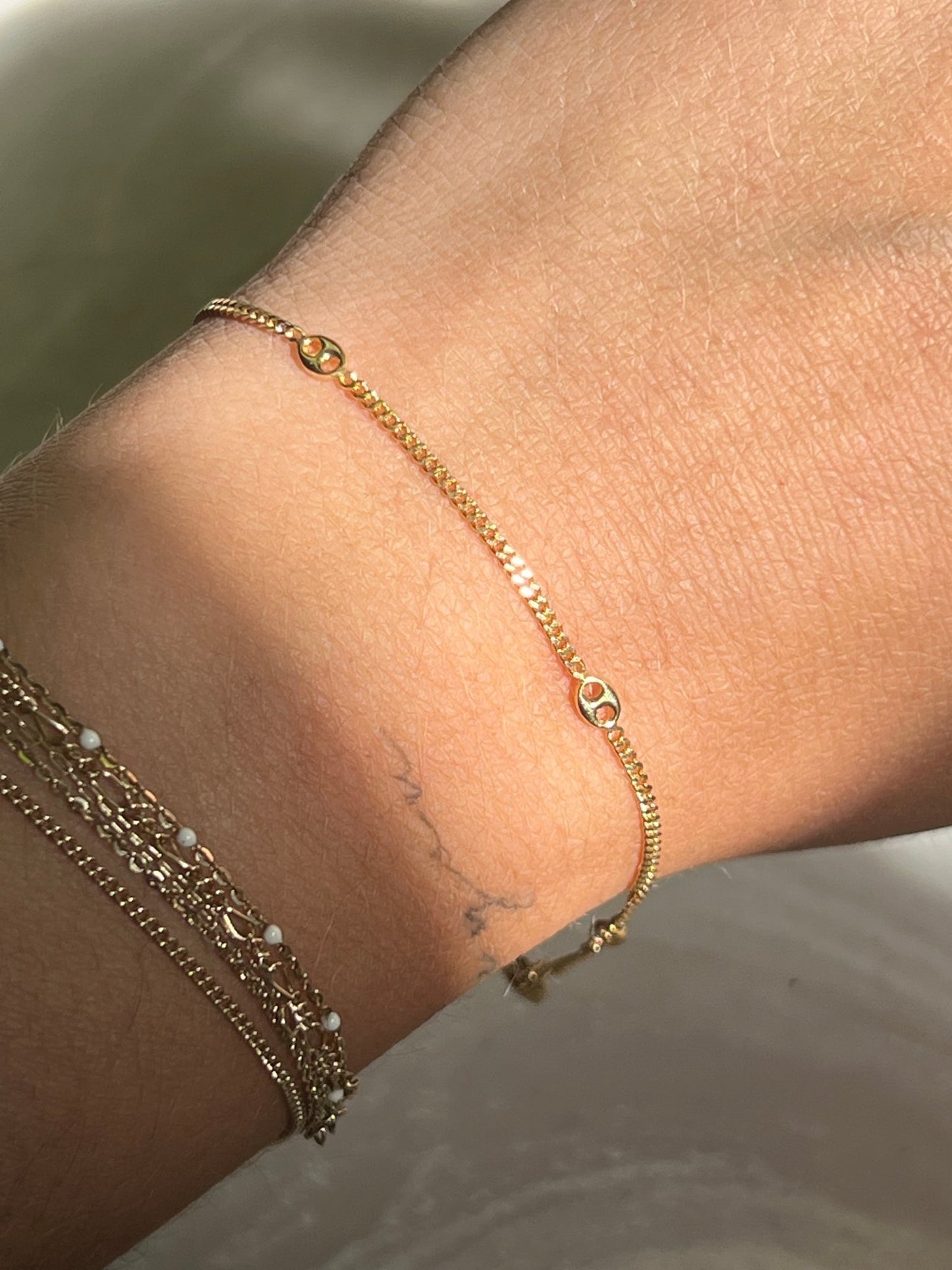 
                  
                    14k mariner style bracelet - gldn grl
                  
                