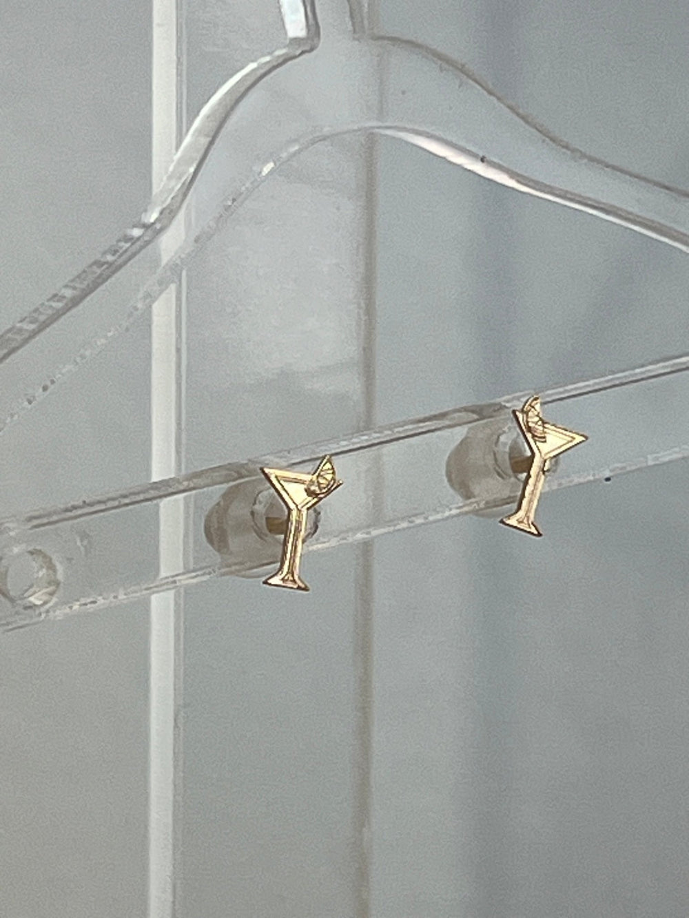 14k martini studs - gldn grl