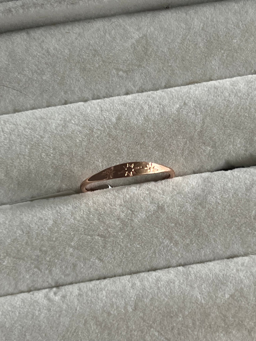 14k rose gold star ring - gldn grl