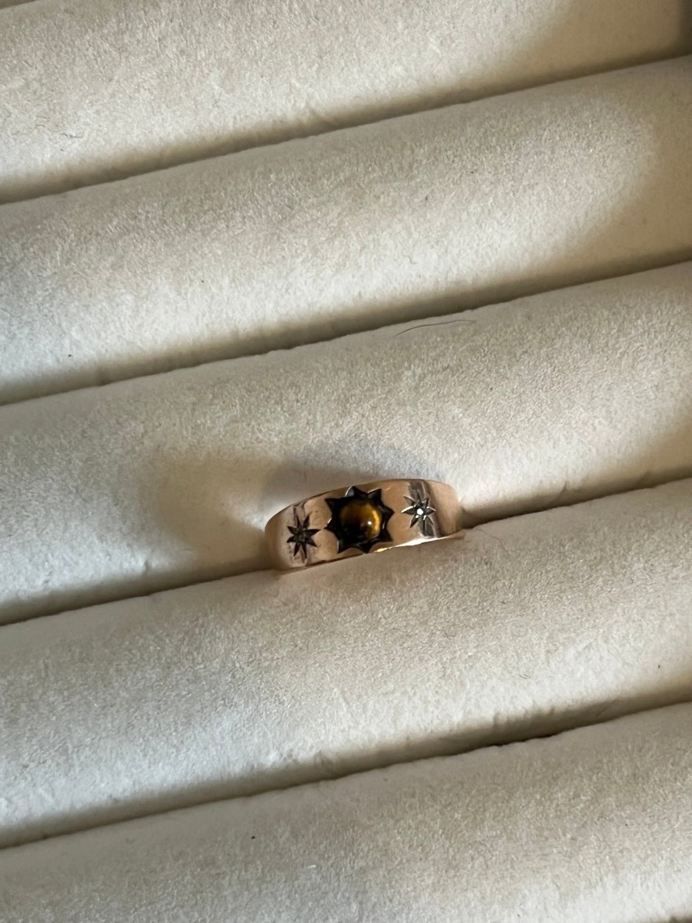 14k Tiger's Eye ring - gldn grl