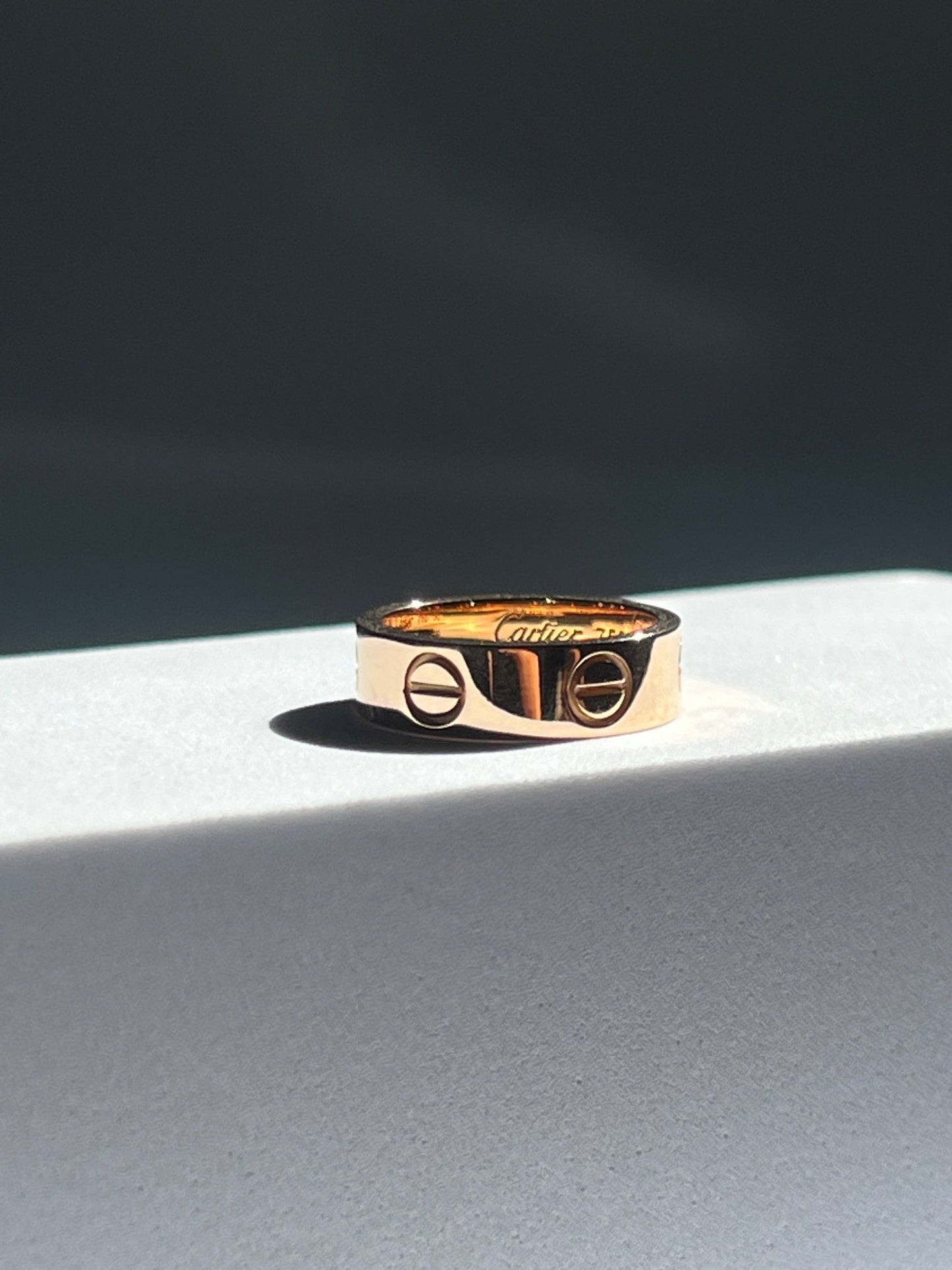 
                  
                    18k rose gold Cartier Love Ring - gldn grl
                  
                