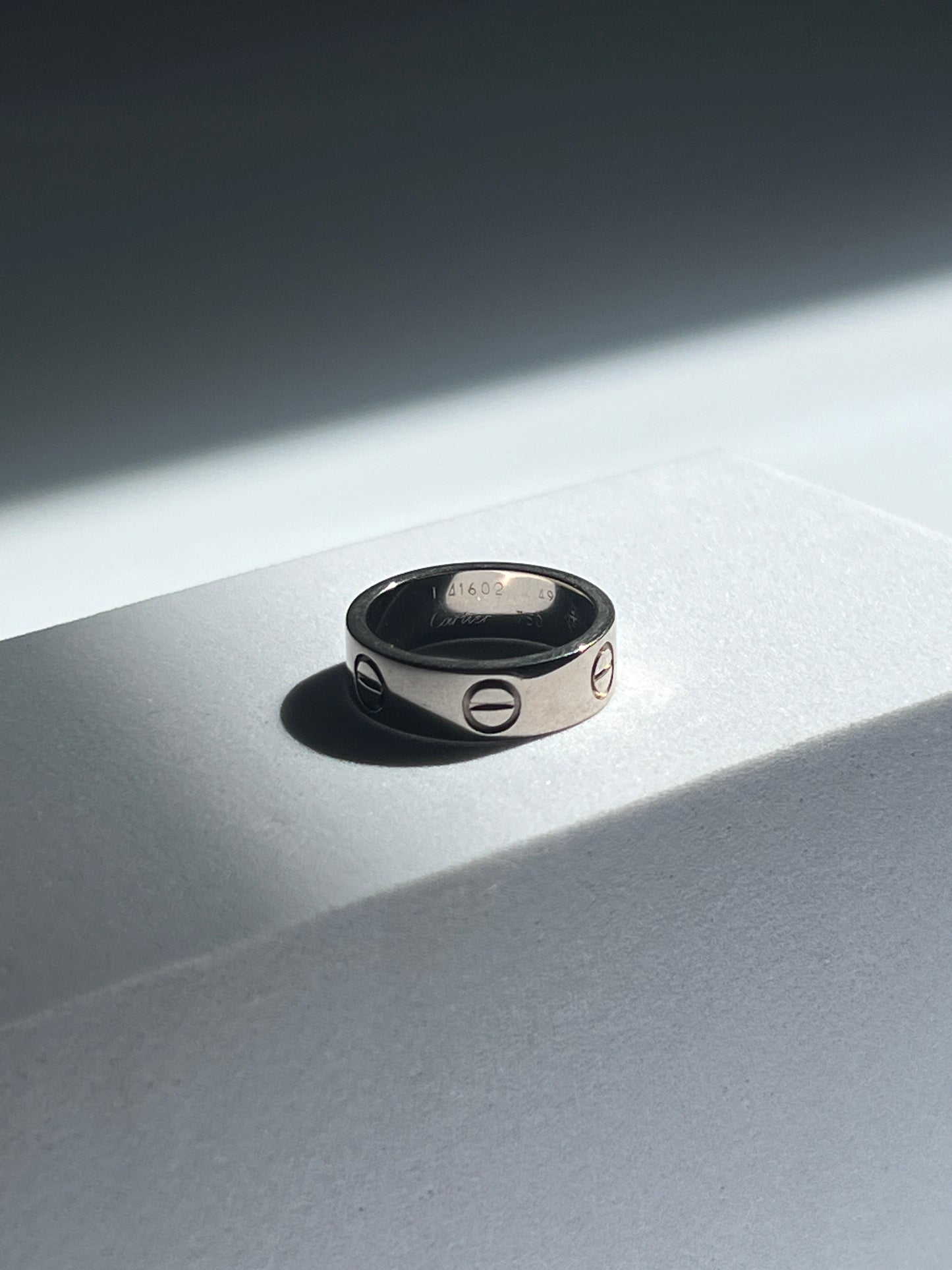 
                  
                    18k white gold Cartier Love Ring
                  
                