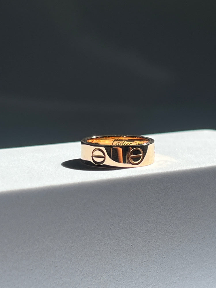 
                  
                    18k rose gold Cartier Love Ring
                  
                