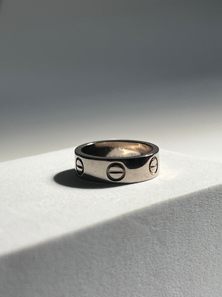 
                  
                    18k white gold Cartier Love Ring
                  
                