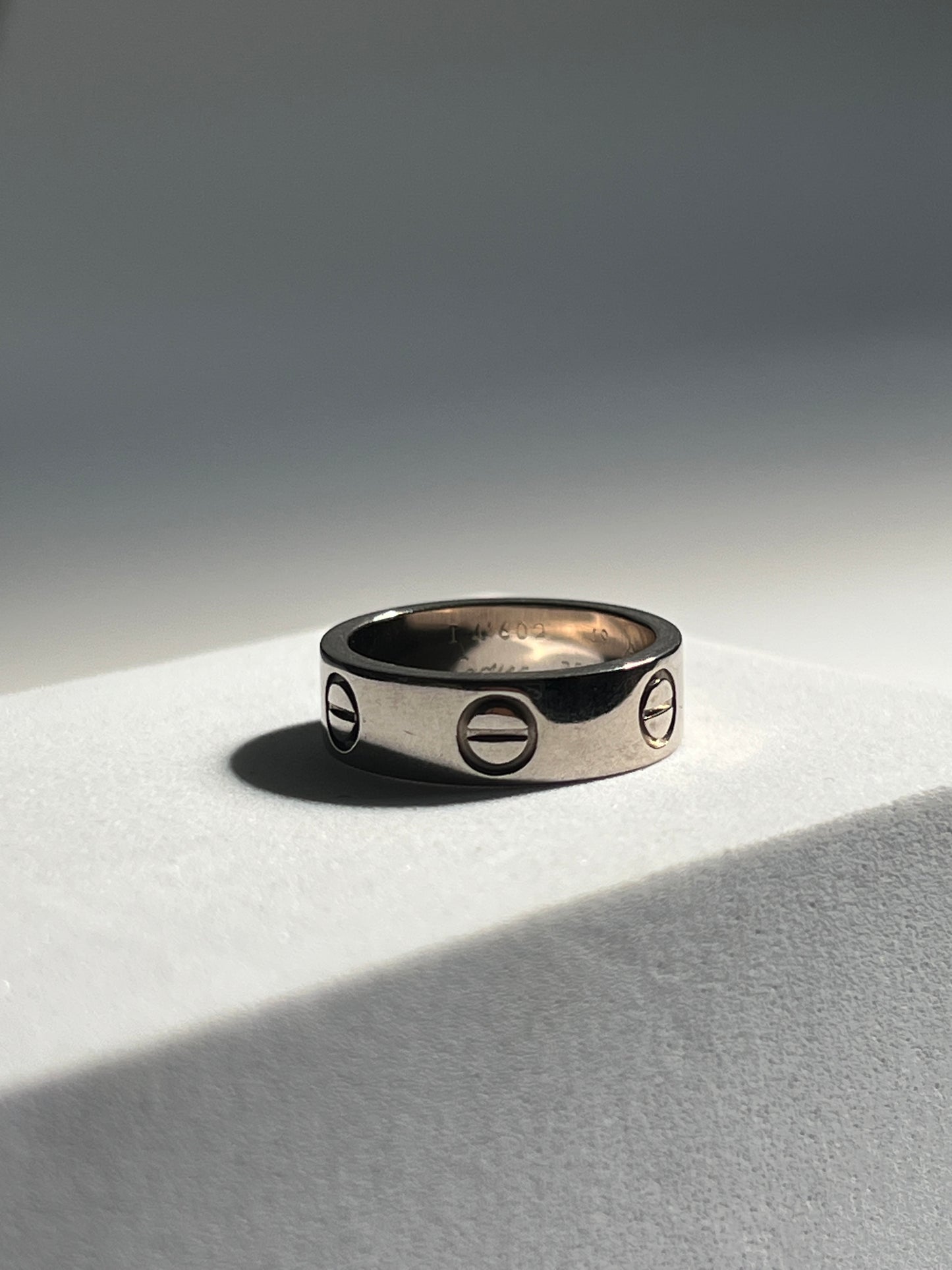 
                  
                    18k white gold Cartier Love Ring
                  
                