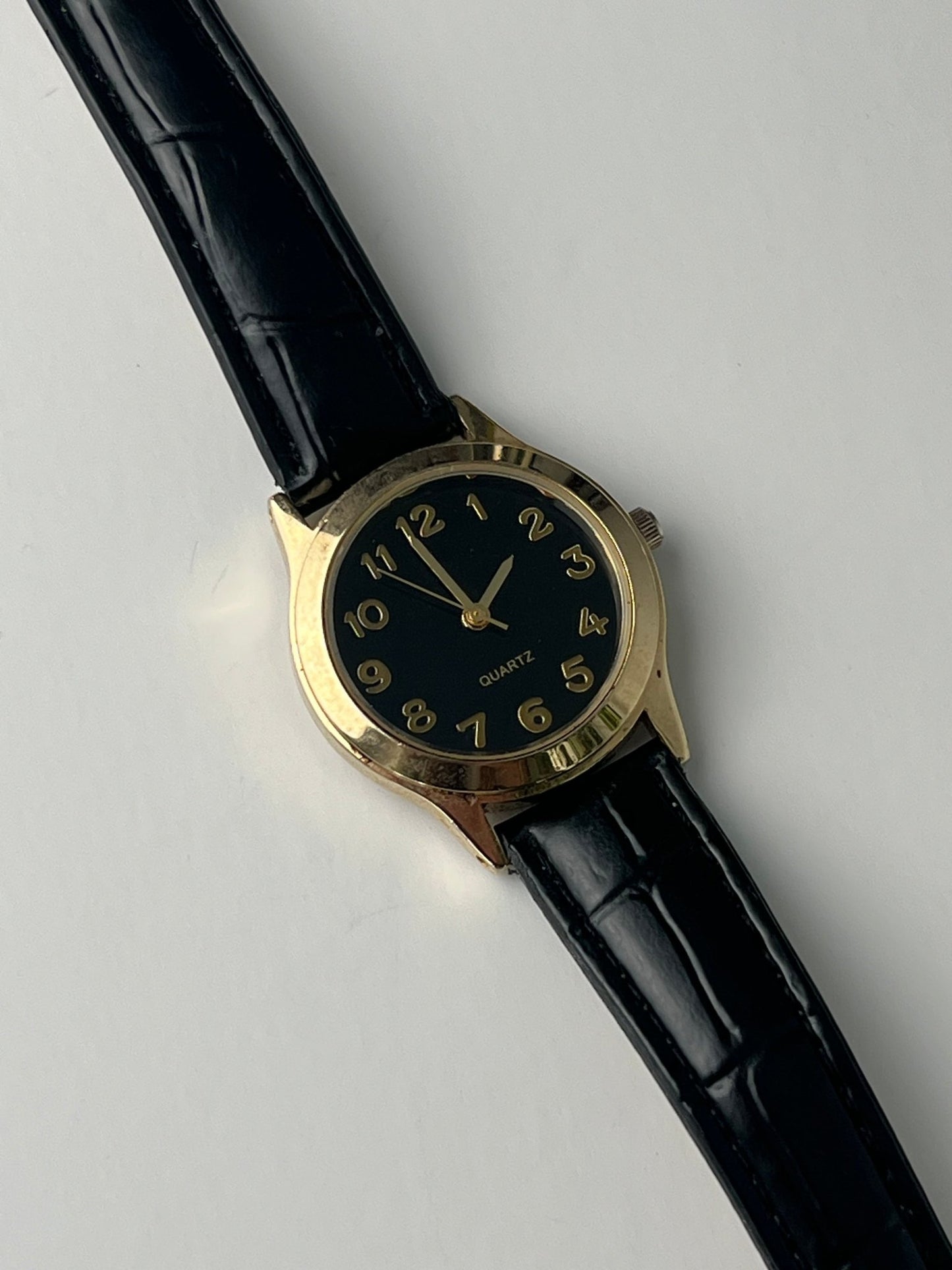 Gold and black Quartz watch - gldn grl