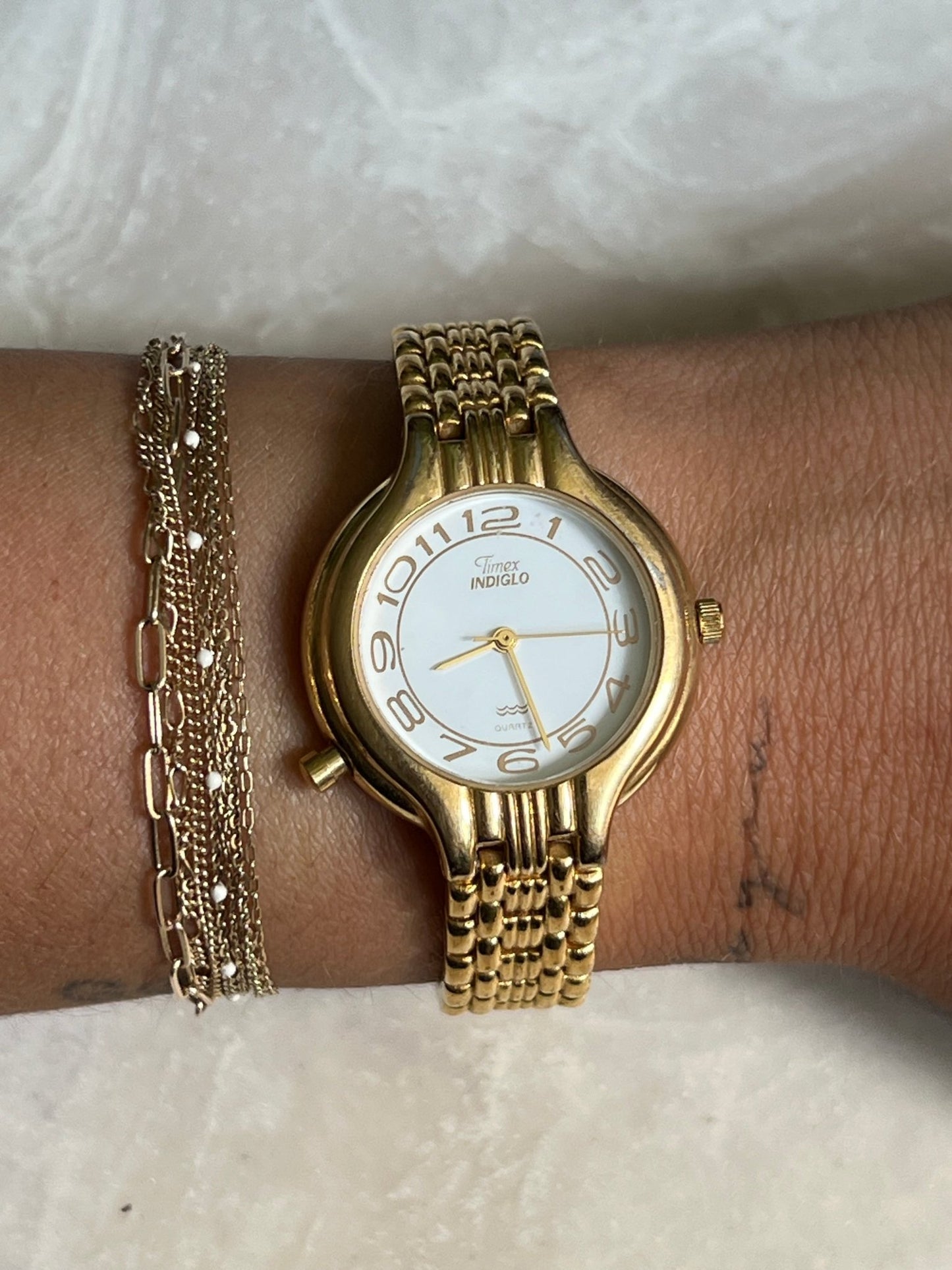 
                  
                    Gold Timex watch - gldn grl
                  
                