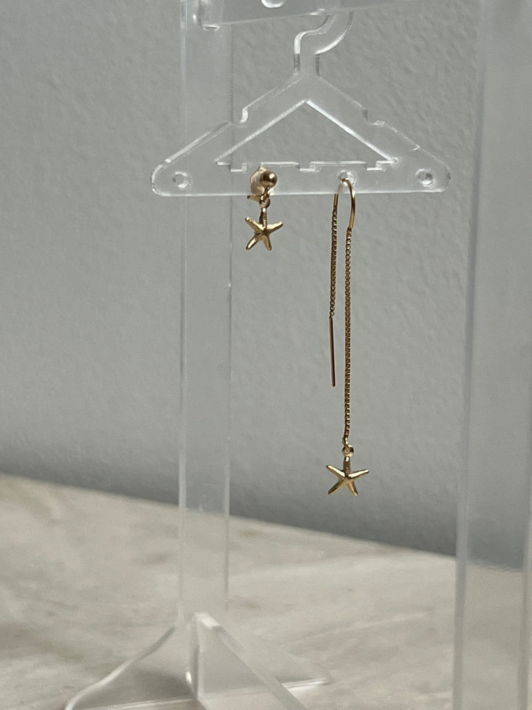 
                  
                    serene stud & threader earring - gldn grl
                  
                