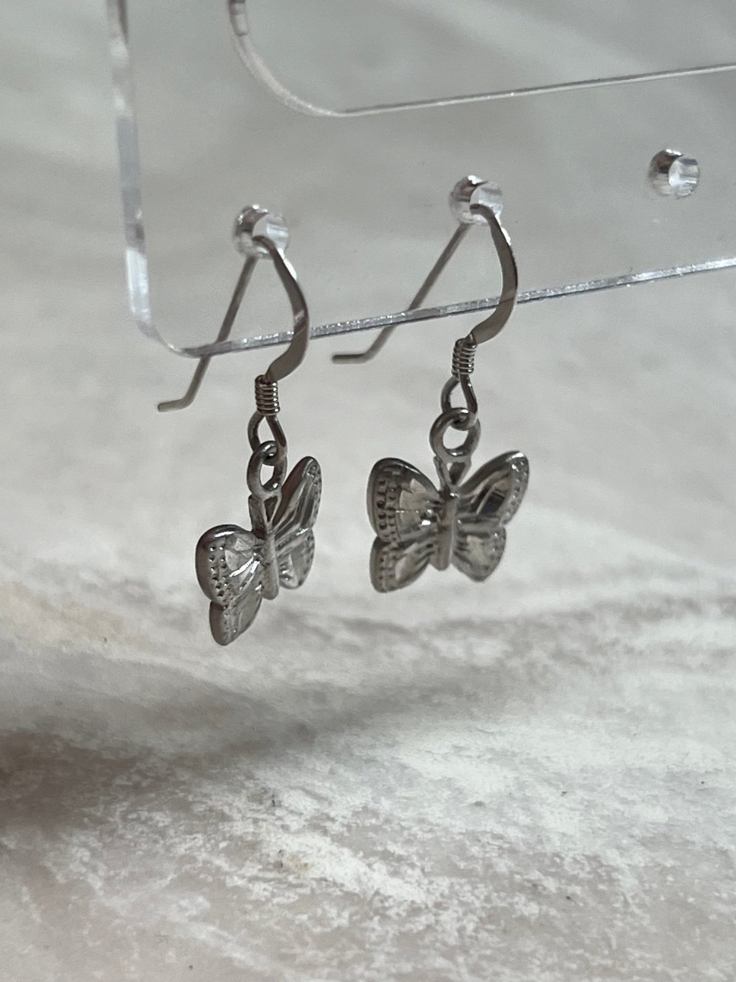 
                  
                    Silver butterfly earrings - gldn grl
                  
                