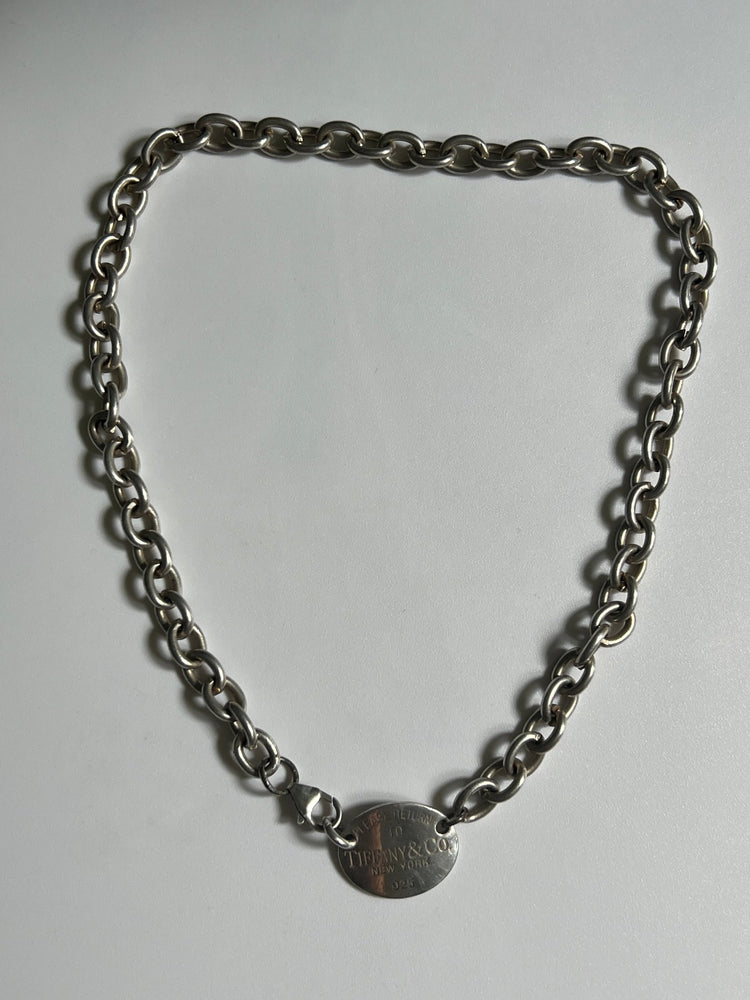 
                  
                    Tiffany and Co. oval disc choker - gldn grl
                  
                