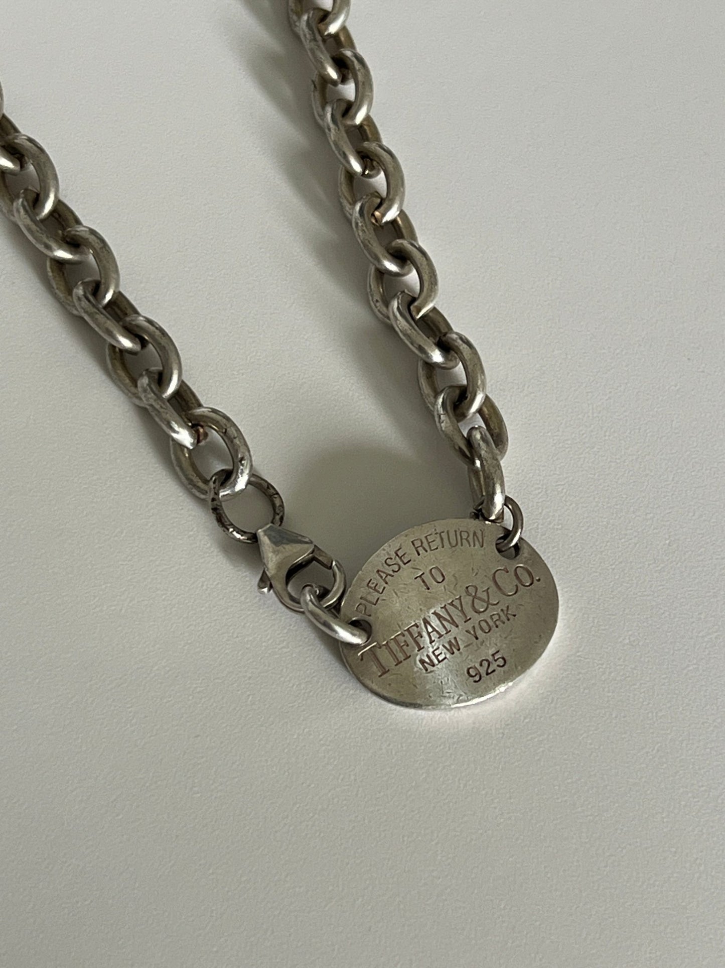 Tiffany and Co. oval disc choker - gldn grl
