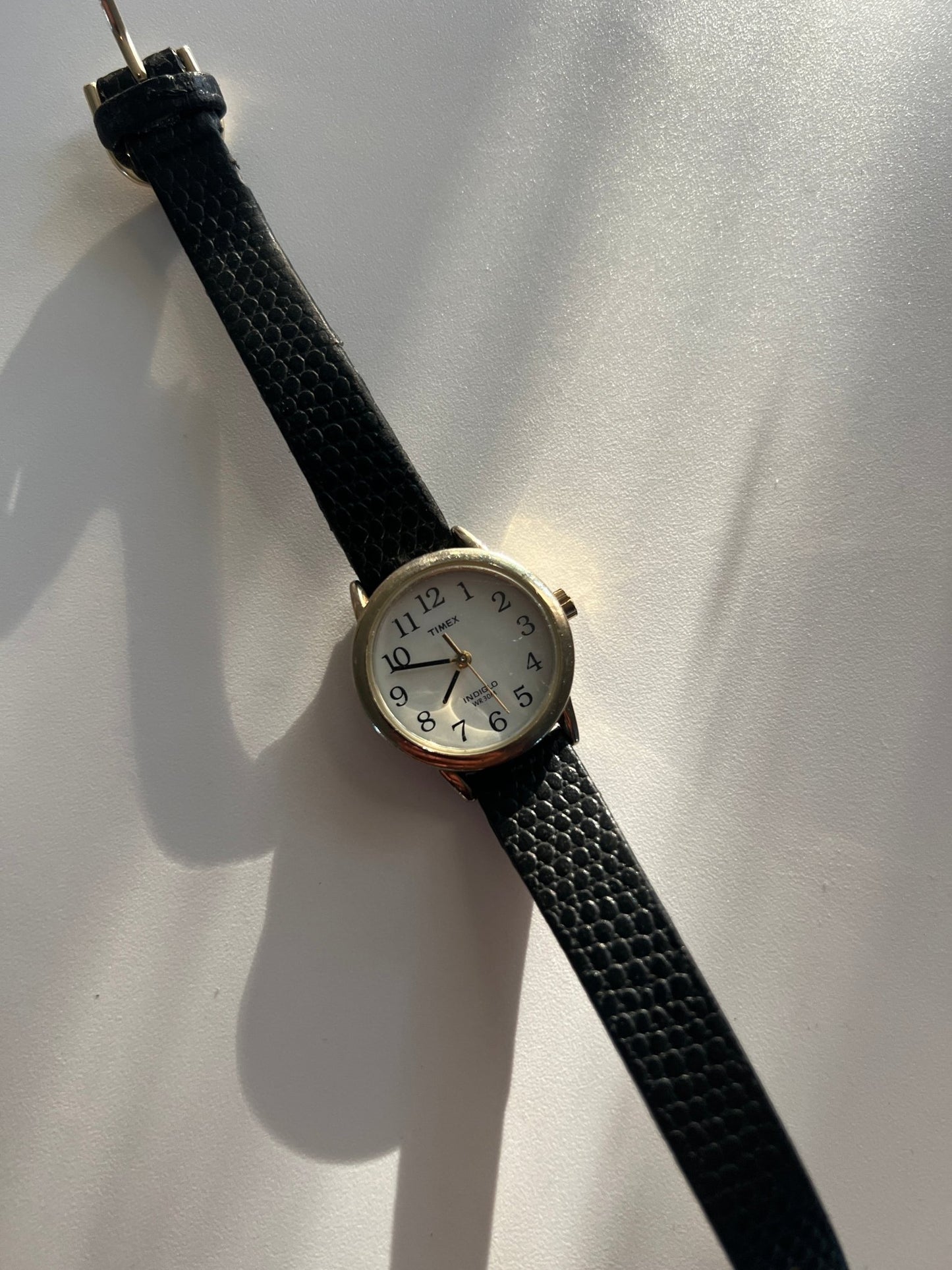 Timex round face watch - gldn grl