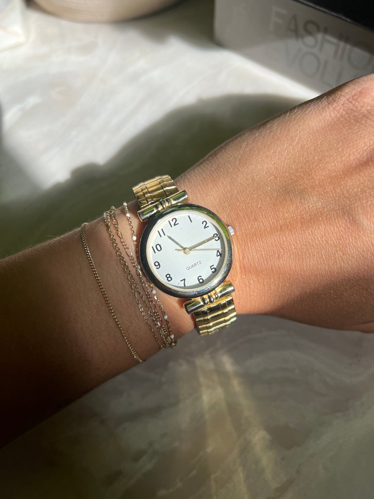 
                  
                    Vintage stretchy watch - gldn grl
                  
                