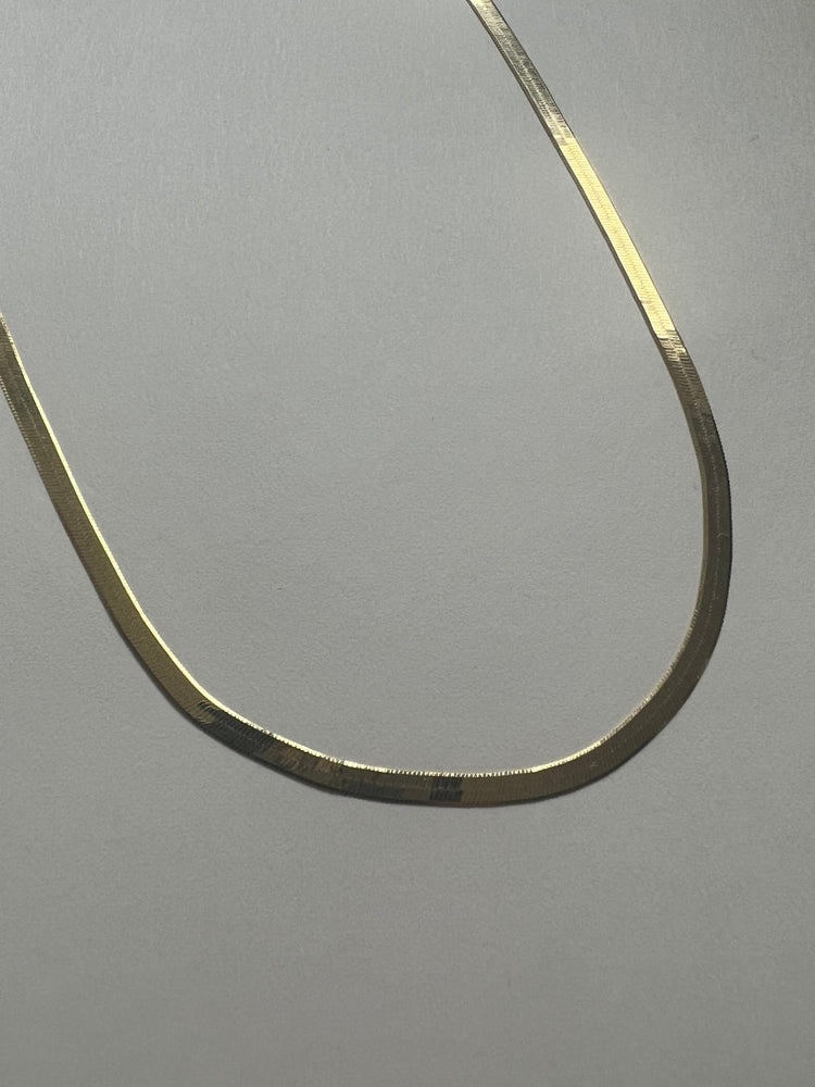 14k herringbone necklace - gldn grl