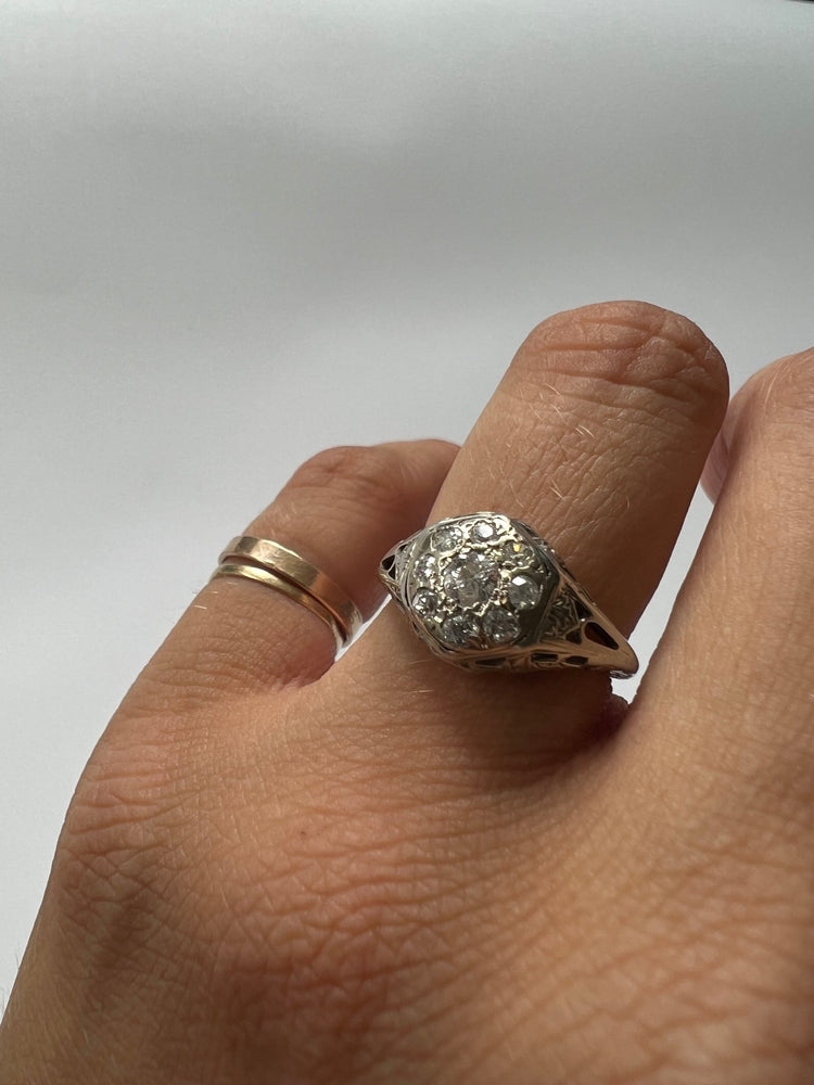18k diamond ring - gldn grl