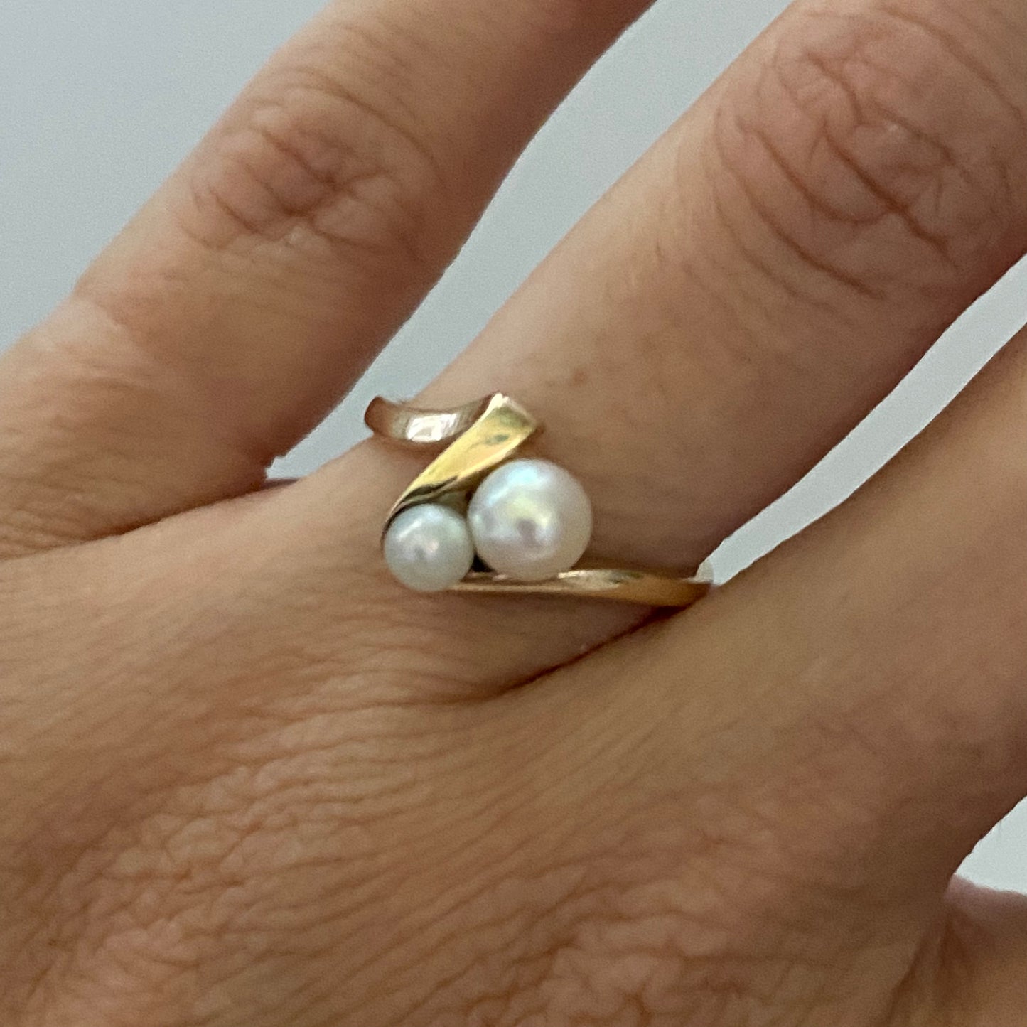 
                  
                    antique dual pearl ring
                  
                